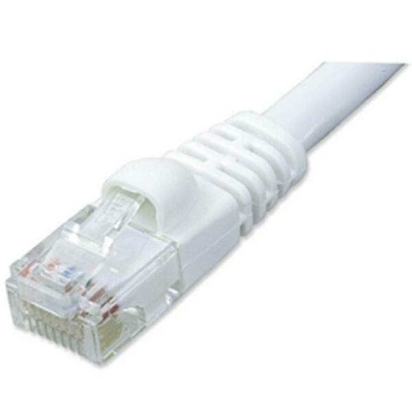 Ziotek CAT5e Enhanced Patch Cable- with Boot 10ft- White 119 5334